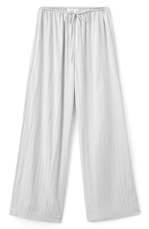 Mango Pajama Pants In White