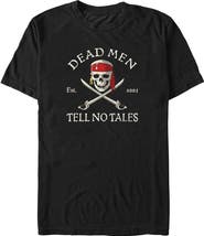 Pirates of the Caribbean: Black Pearl Men's Pirates of the Caribbean Curse of the Black Pearl Dead Men Tell No Tales Graphic T-Shirt