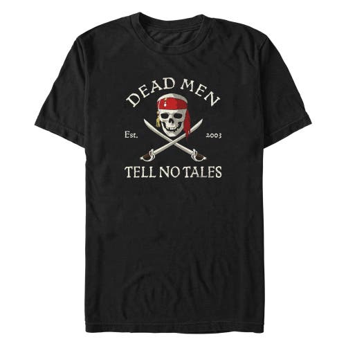 Pirates of the Caribbean: Black Pearl Men’s Pirates of the Caribbean Curse of the Black Pearl Dead Men Tell No Tales Graphic T-Shirt at Nordstrom,