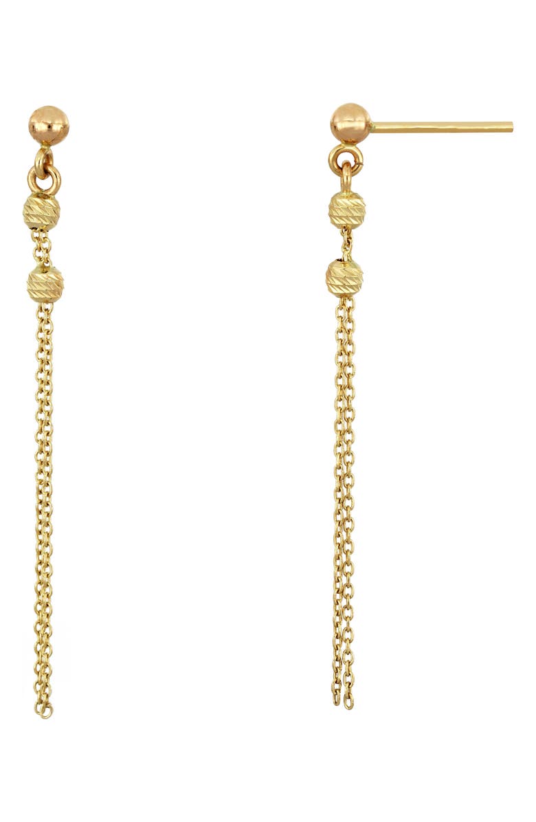 Bony Levy 14K Gold Fringe Earrings, Main, color,