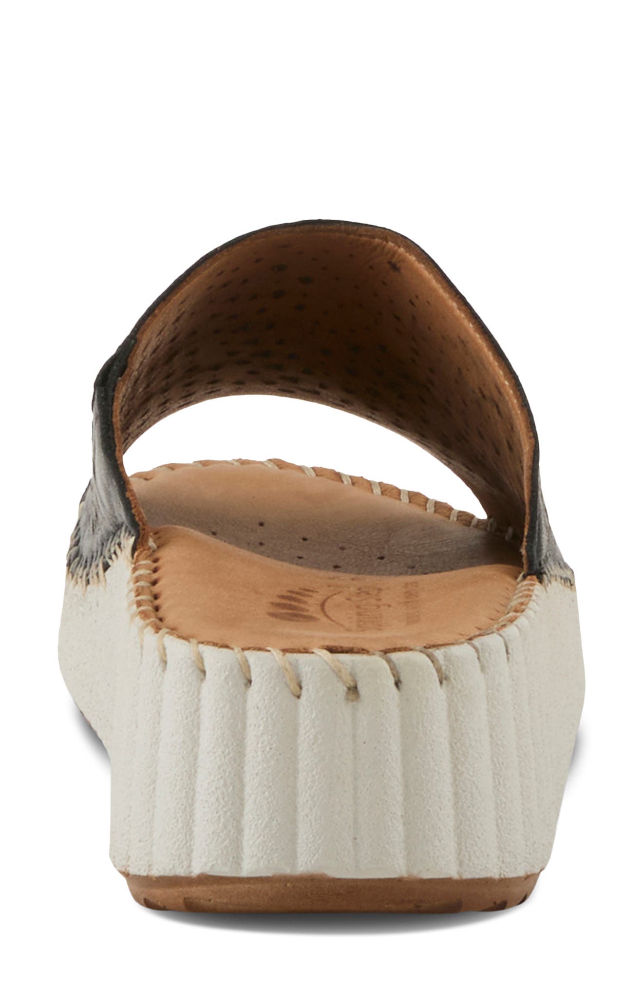 Spring Step Rhydian Wedge Sandal, Alternate, color, Black