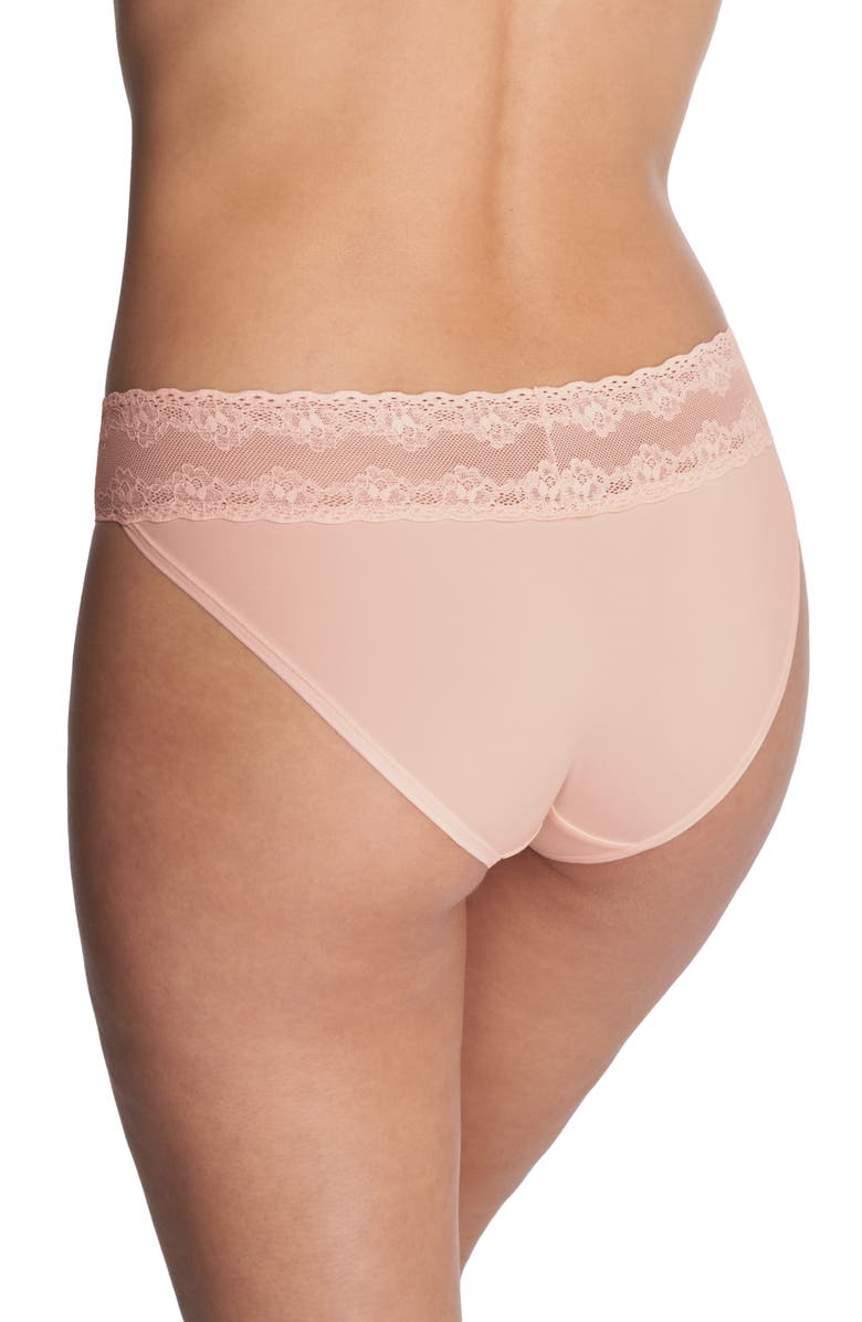 Natori Bliss Perfection Bikini, Alternate, color, Seashell