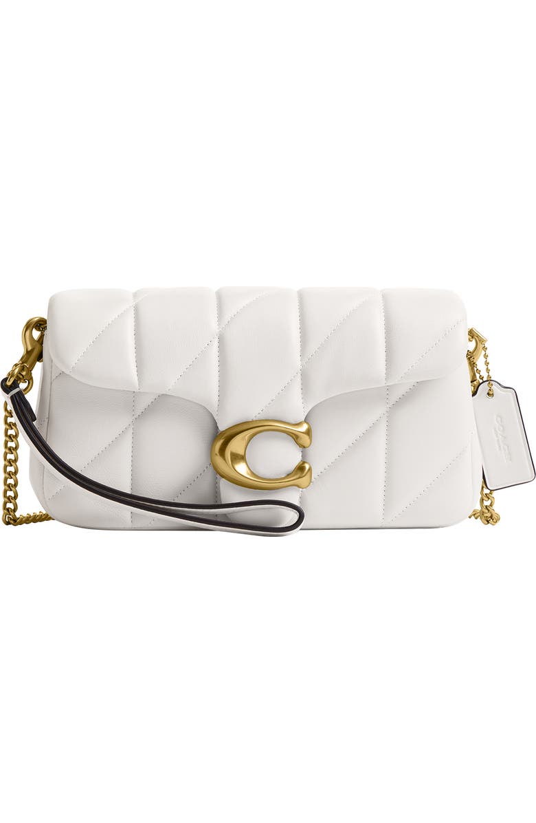 COACH Tabby 19 Quilted Leather Shoulder Bag, Main, color, B4/Chalk