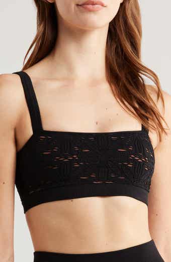 Free People FP Movement Hrun Floral Lace Bandeau Bra