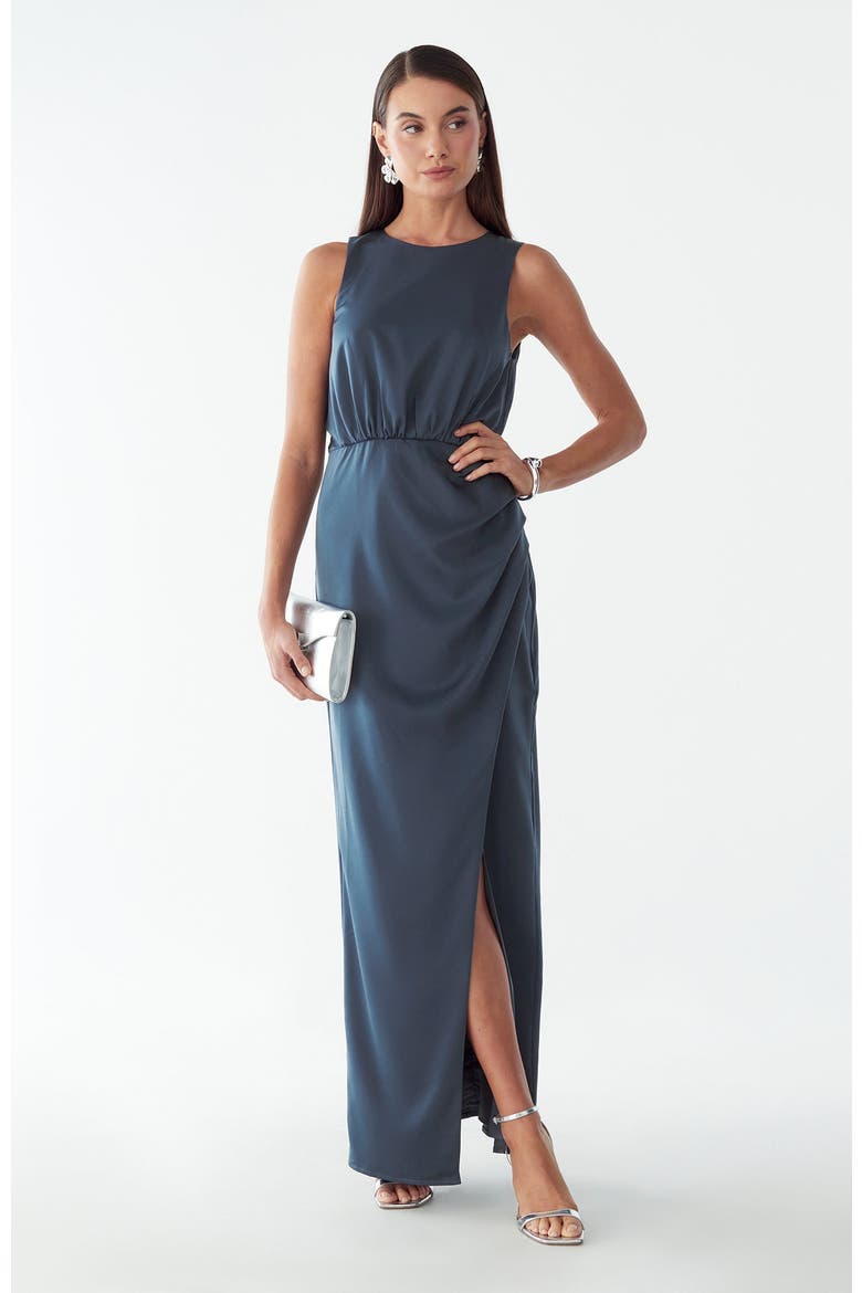 Sharmaine Dress, Alternate, color, Slate Blue