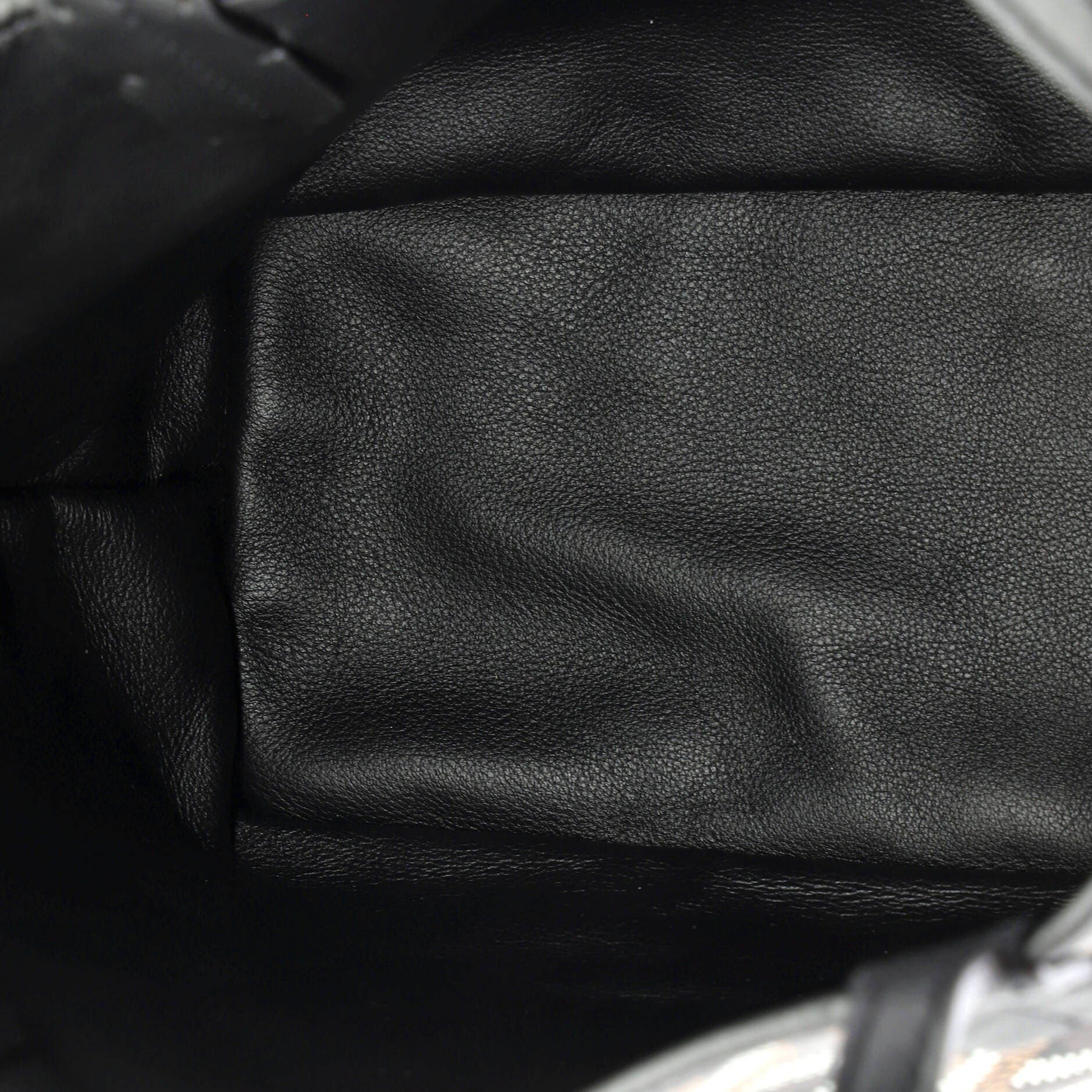 Pre-Owned Goyard Anjou Reversible Tote Coated Canvas Mini, Alternate, color, Black