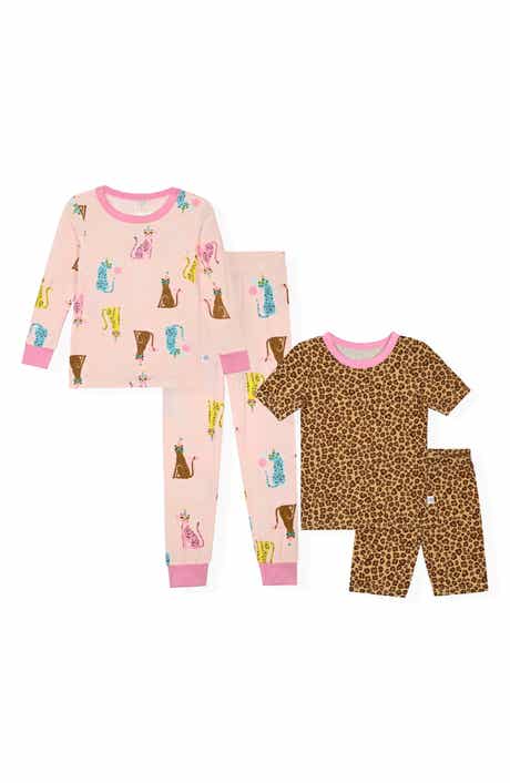SLEEP ON IT Kids' Assorted 2-Pack Print Fitted Two-Piece Pajamas