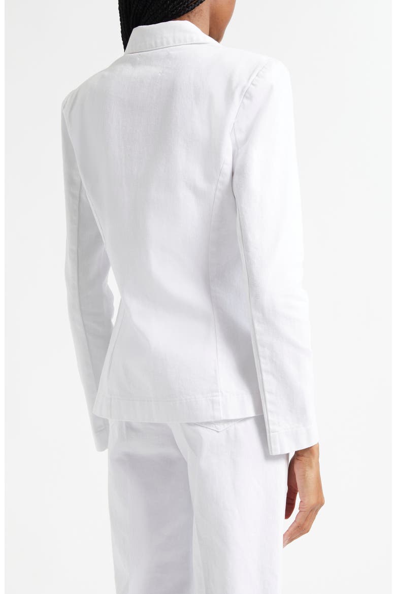 Baldwin Cotton Denim Blazer Jacket, Alternate, color, BLANC