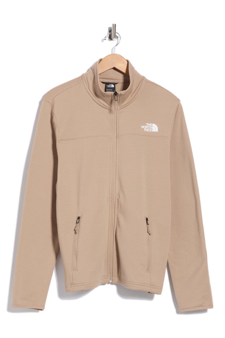 Cedar Trail Full Zip Grid Fleece Jacket, Alternate, color, MUSHROOM GREY