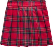 Mini Boden Kids' Pleated Miniskirt