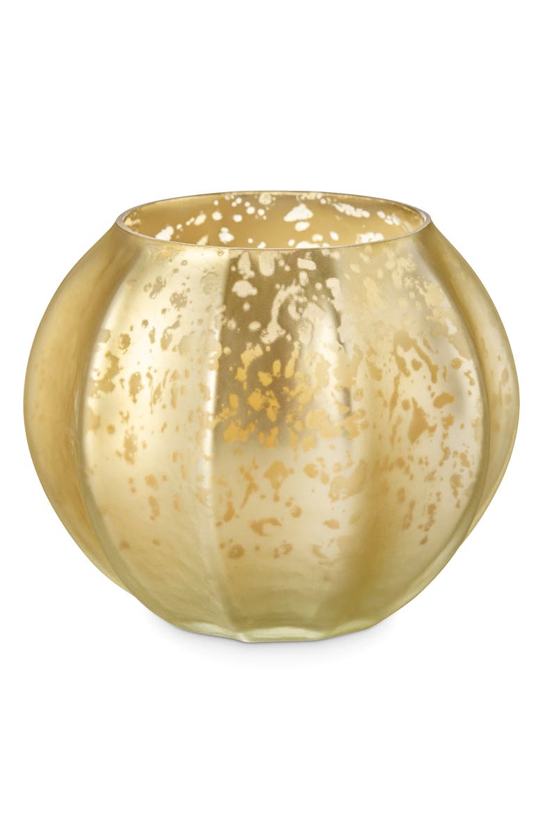 ILLUME<sup>®</sup> Leaves & Acorns Mercury Glass Pumpkin Candle, Alternate, color, Green