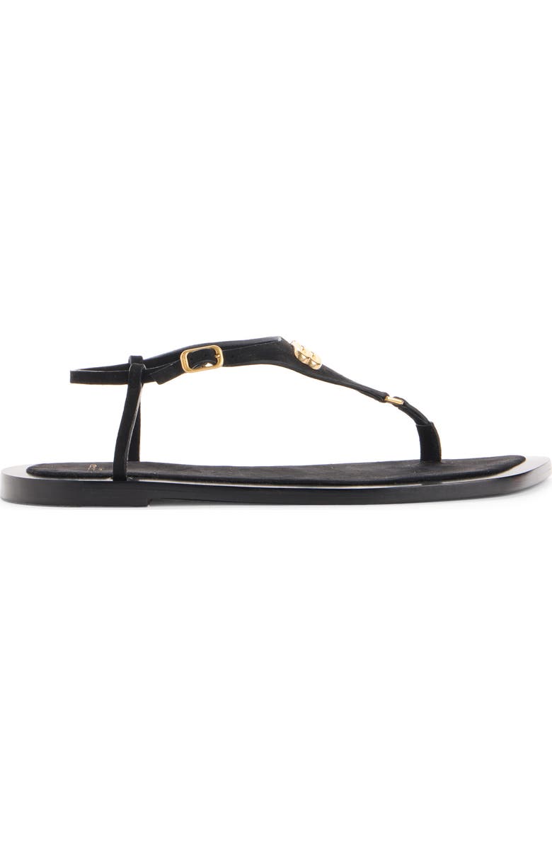 Balenciaga Riva Thong Sandal, Alternate, color, Black