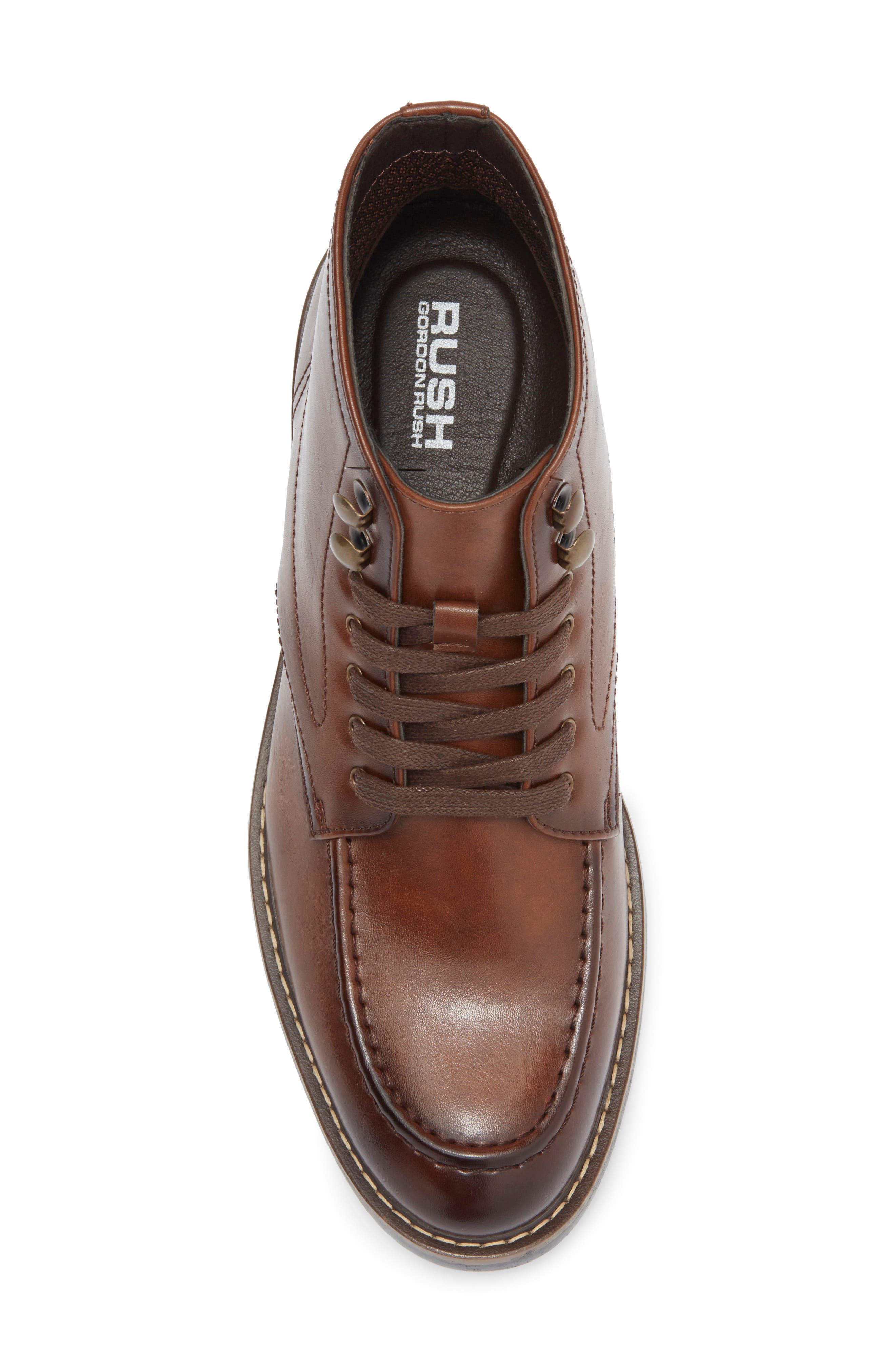 Rush by Gordon Rush Apron Toe Boot, Alternate, color, Brown