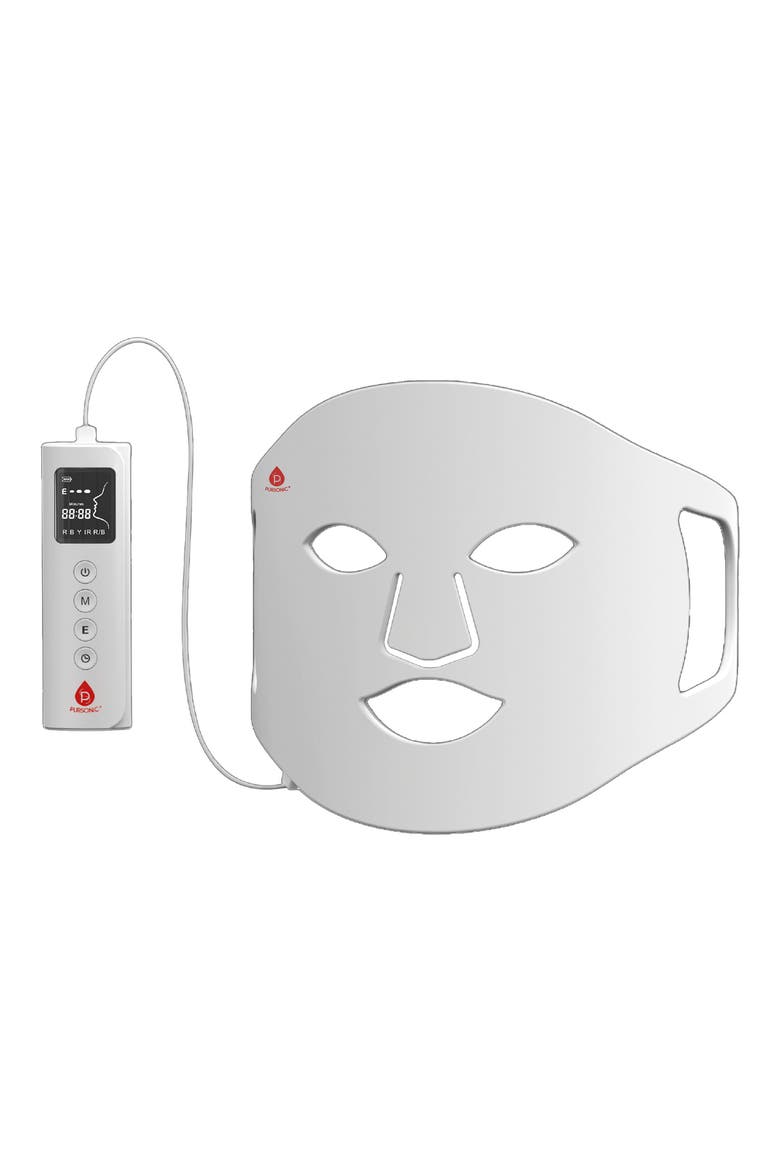 LED Light Therapy Mask, Main, color, WHITE