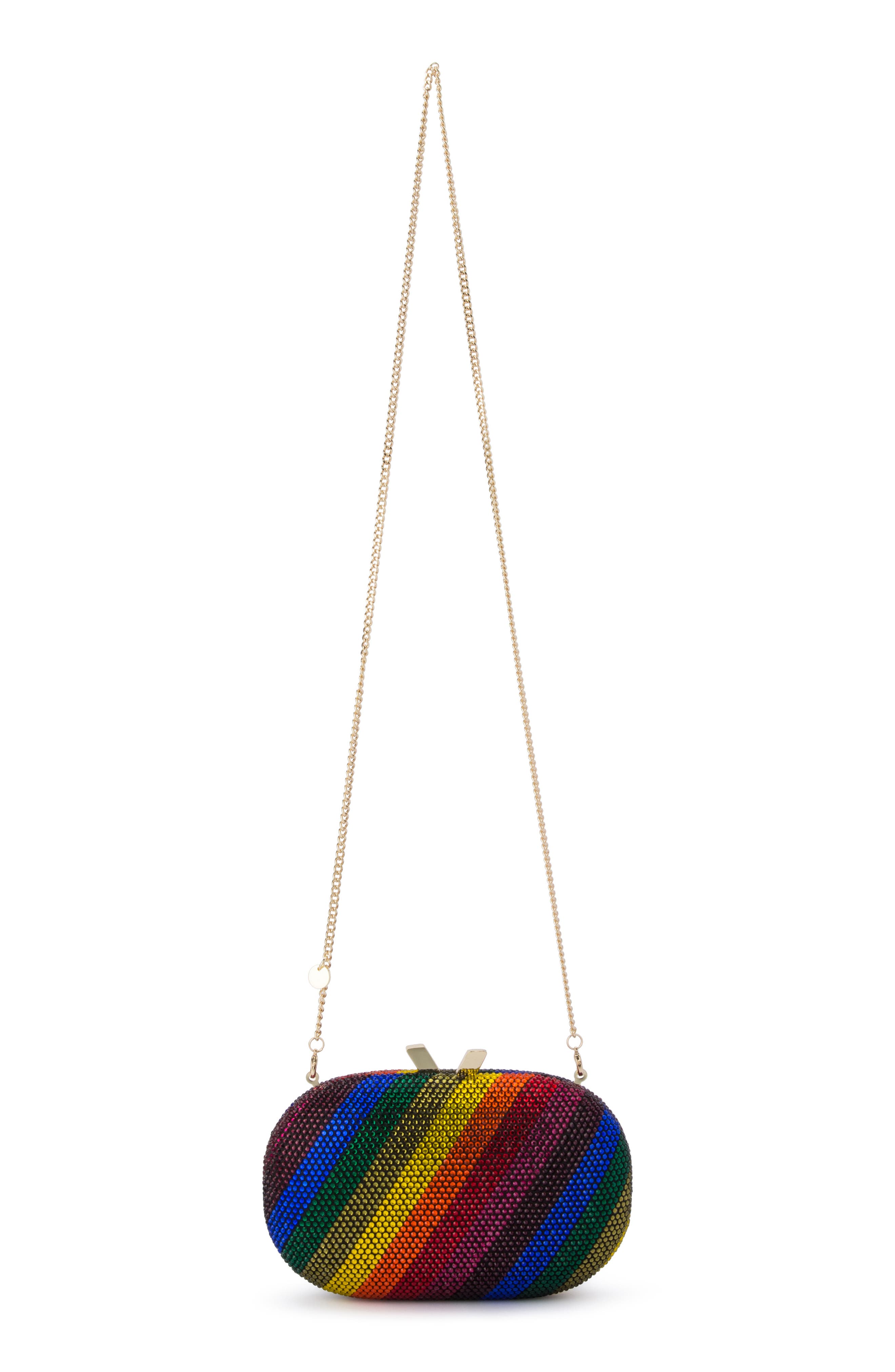 Olga Berg Pot of Gold Rainbow Clutch, Alternate, color, 