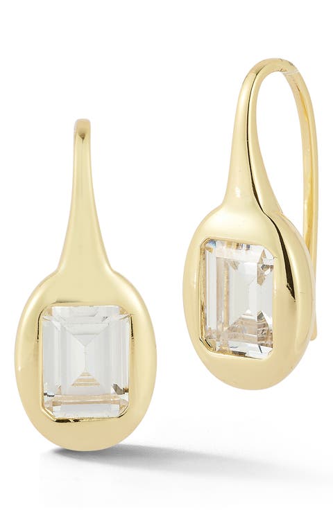 Cubic Zirconia Drop Earrings