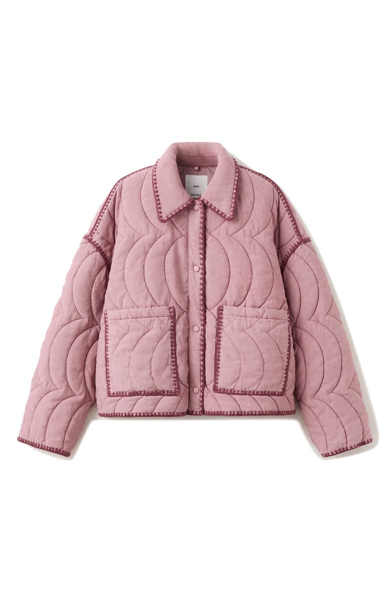 MANGO Quilted Jacket, Alternate, color, 