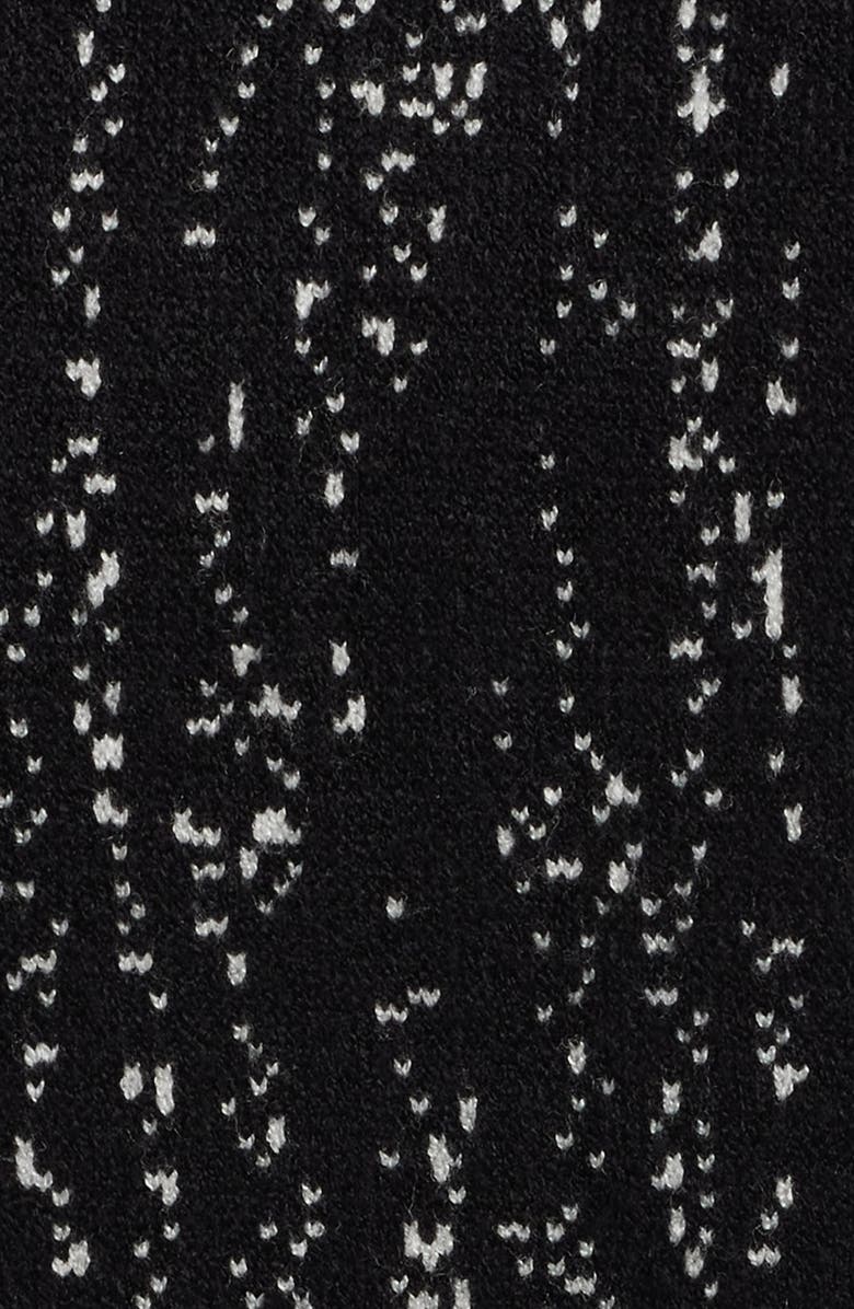 Anne Klein Animal Stripe Short Sleeve Tunic Sweater, Alternate, color, 