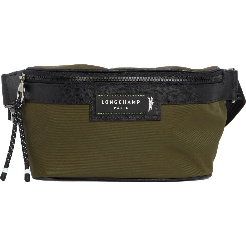 Longchamp Medium Le Pliage Energy Recycled Nylon Belt Bag In Khaki