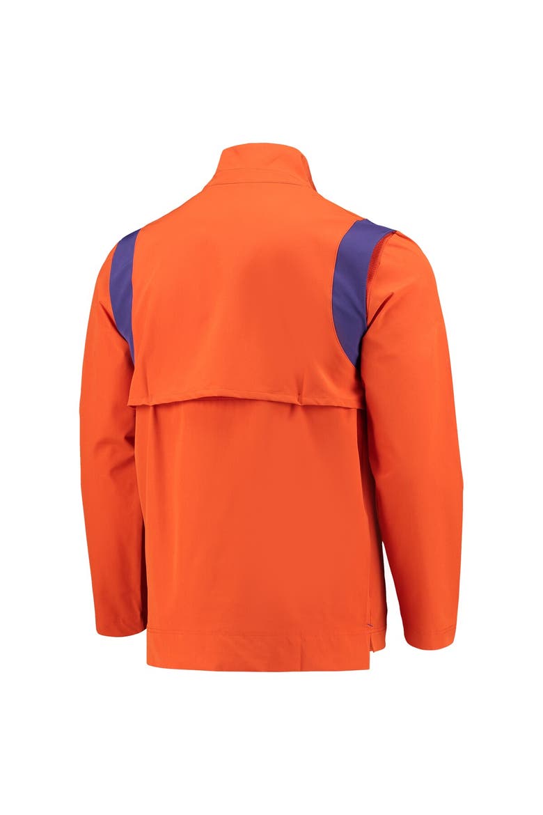 Men's Nike Orange Clemson Tigers 2021 Team Coach Quarter-Zip Jacket, Alternate, color, Orange