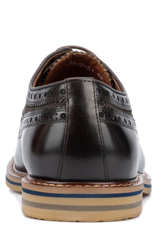 Vintage Foundry Falcon Brogue Wingtip Derby In Brown