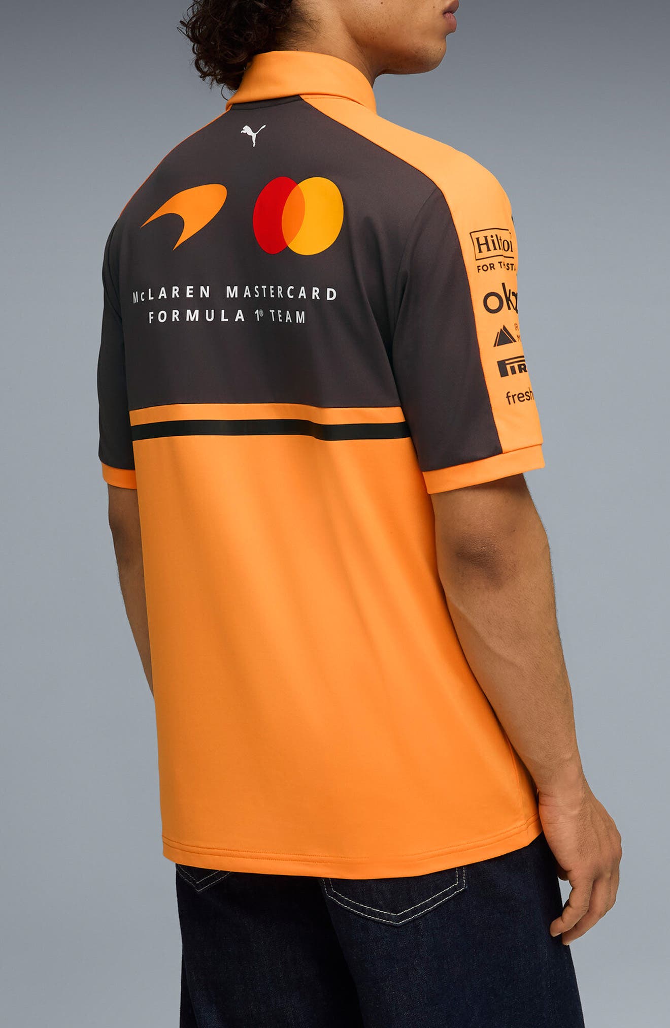 McLaren Graphic Logo Print Replica Regular Fit Polo - image 2