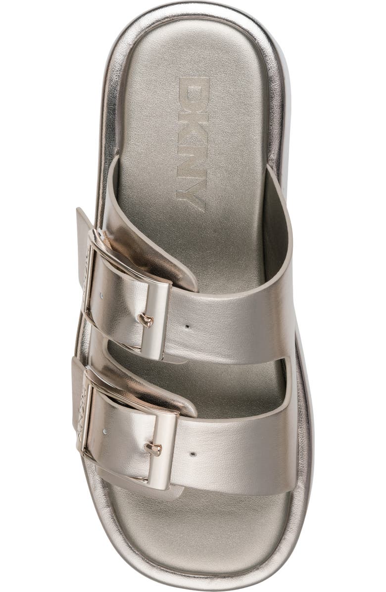 DKNY Leocadia Platform Slide, Alternate, color, Champagne
