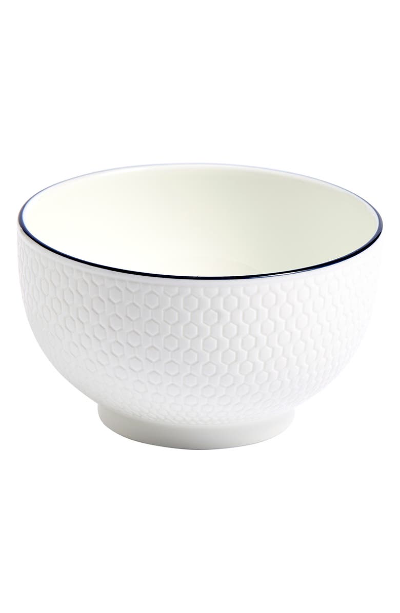 Wedgwood Gio Bone China Cereal Bowl, Main, color, White Multi