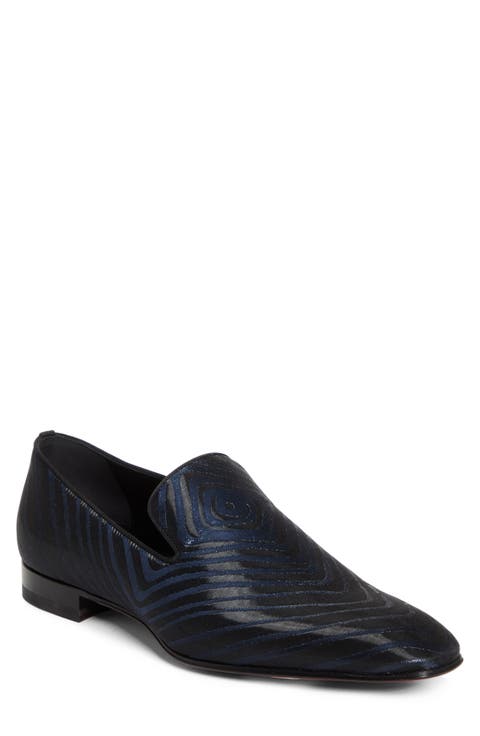 Dandelion Stripe Jacquard Venetian Loafer (Men)