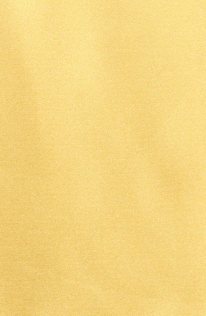 Ava & Yelly Kids' Ruffle Satin Party Dress, Alternate, color, Golden Yellow