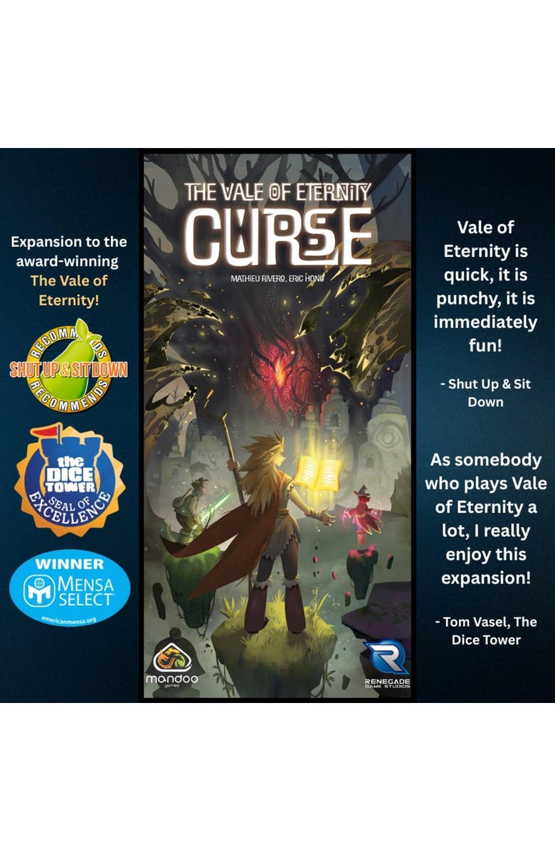 Renegade Game Studios The Vale of Eternity Curse Expansion, Card Drafting  Game, Alternate, color, Multicolored