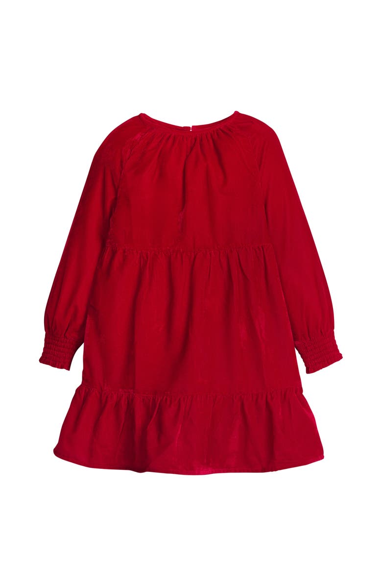 Little English Kids' Velvet Emerson Dress, Main, color, Red Velvet