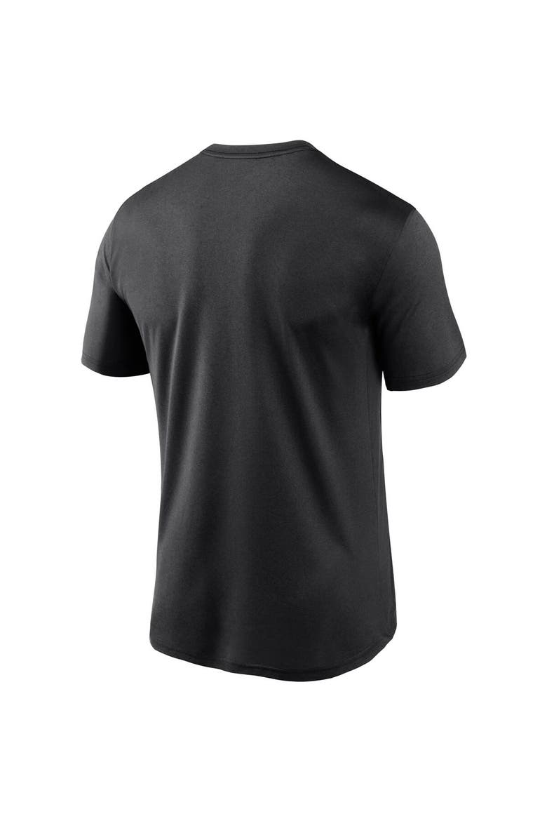 Men's Nike Black Colorado Rockies Wordmark Legend Performance T-Shirt, Alternate, color, Black