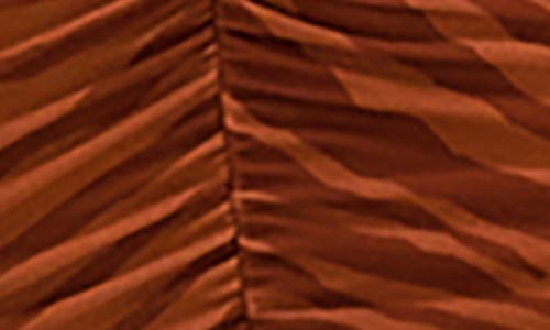 Vix Paula Hermanny Sundown Suzane Ruched Strapless Mesh Cover-up Dress In Brown