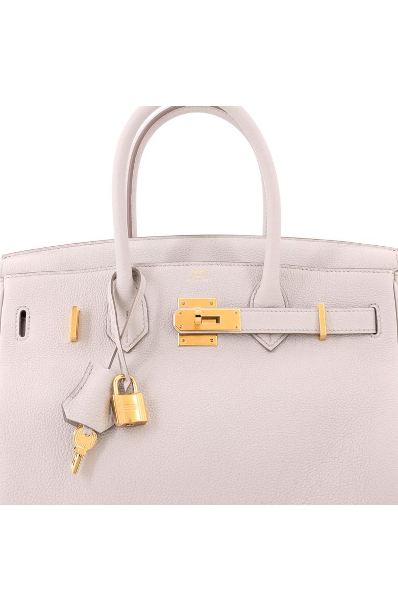 Pre-Owned Hermes Birkin Handbag Light Togo with Gold Hardware 30, Alternate, color,