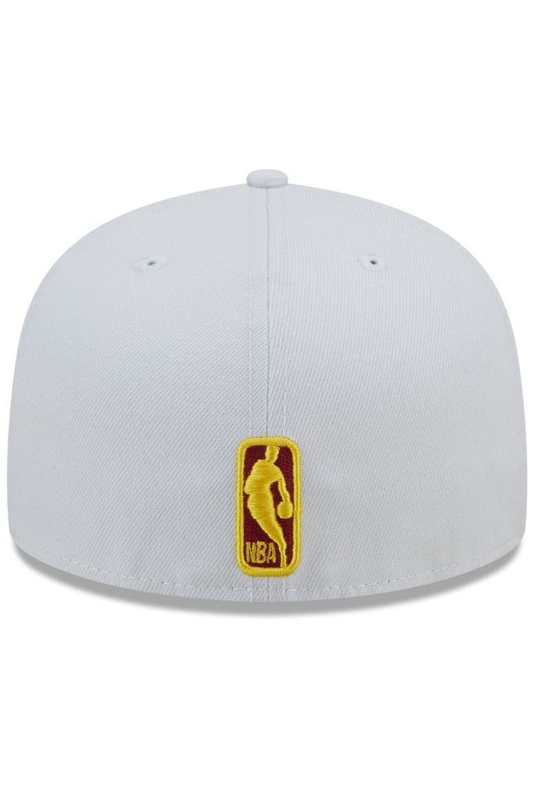 Men's New Era Gray Denver Nuggets 2022/23 City Edition Alternate Logo 59FIFTY Fitted Hat, Alternate, color, Black