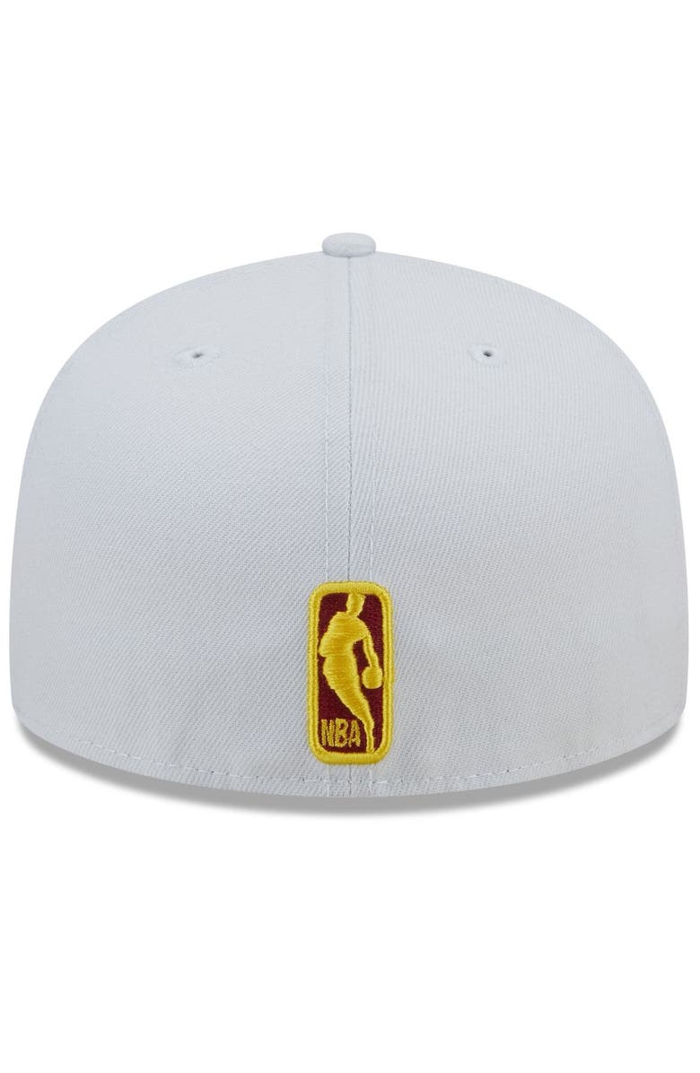New Era Men's New Era Gray Denver Nuggets 2022/23 City Edition Alternate Logo 59FIFTY Fitted Hat, Alternate, color,