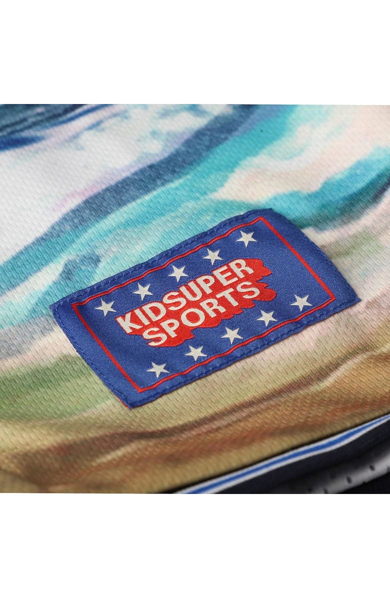 NBA X KIDSUPER Unisex NBA & KidSuper Studios by Fanatics Blue Dallas Mavericks Hometown Shorts, Alternate, color, Blue