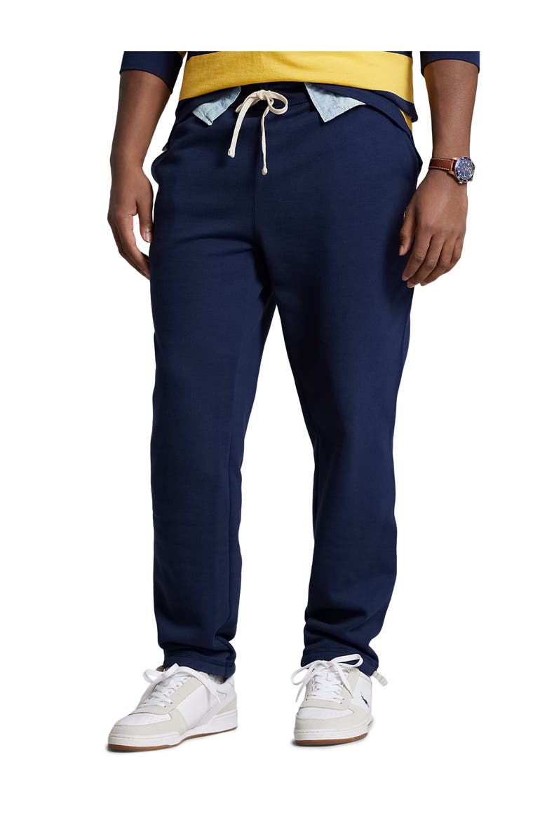 Big & Tall Double-Knit Tech Joggers, Main, color, AVIATOR NAVY