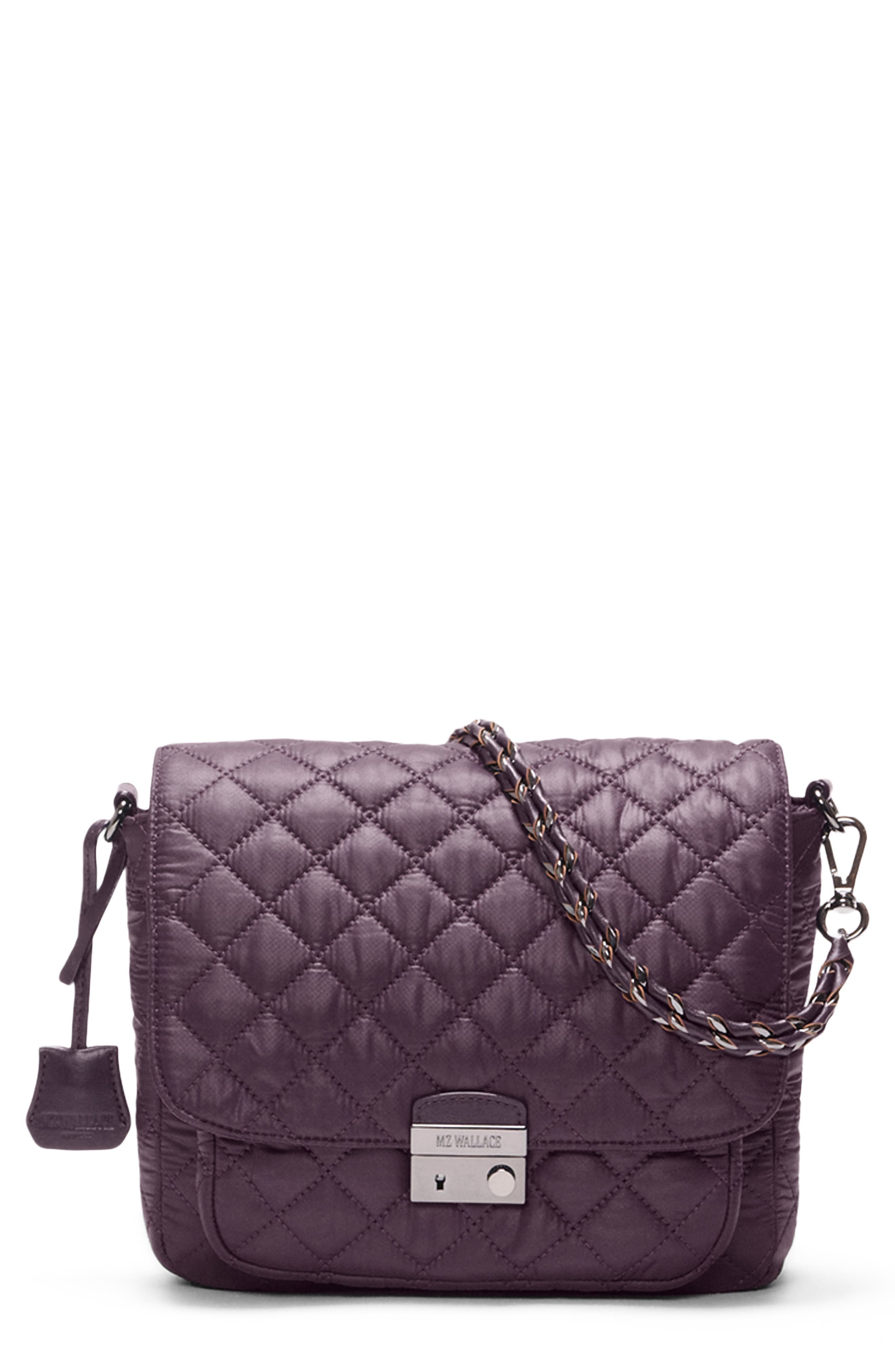 Medium Crosby Lock Crossbody, Main, color, RAISIN