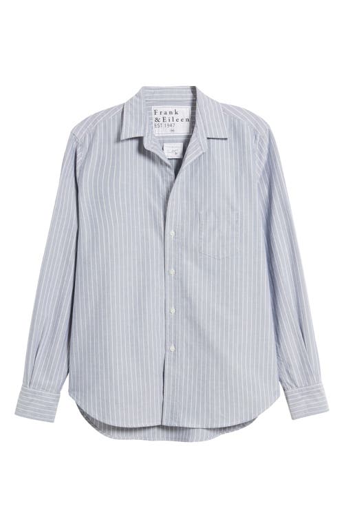 Frank & Eileen Eileen Relaxed Button-up Shirt In Navy Stripe