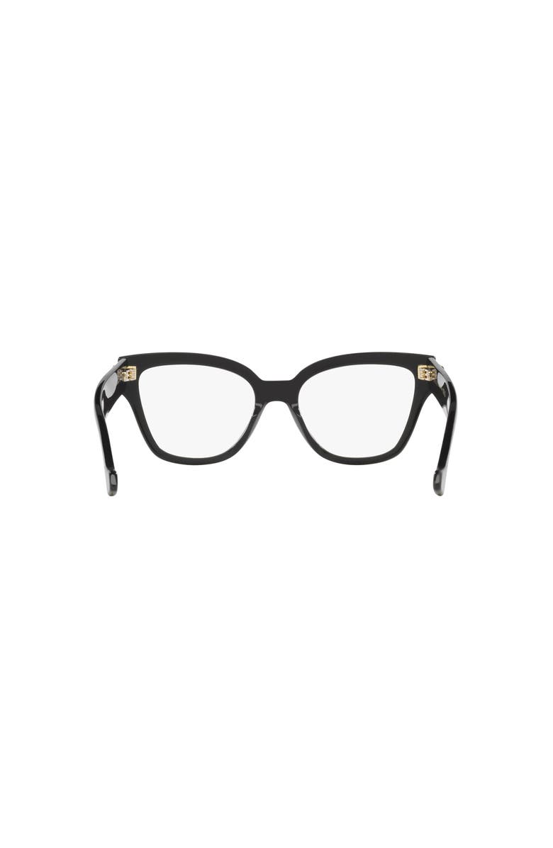 Gucci 54mm Round optical glasses, Alternate, color, Black