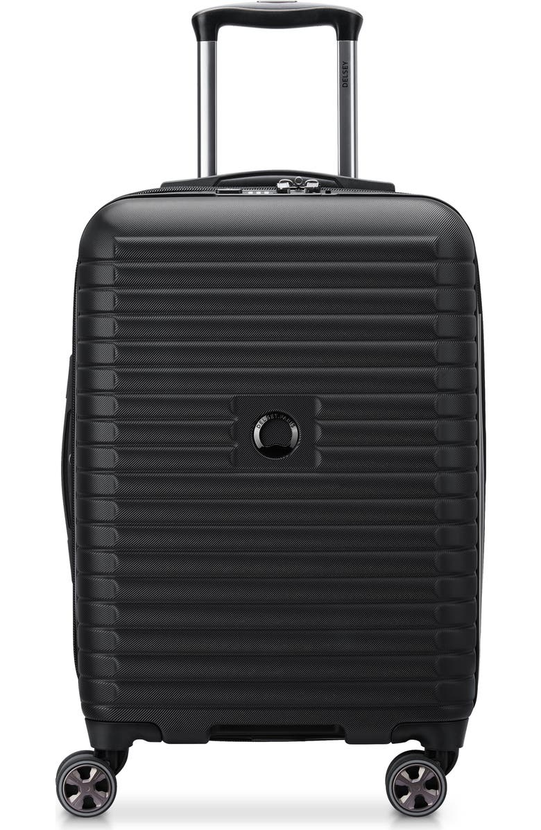 DELSEY Cruise 3.0 22-Inch Hardside Carry-On Luggage, Main, color, Black