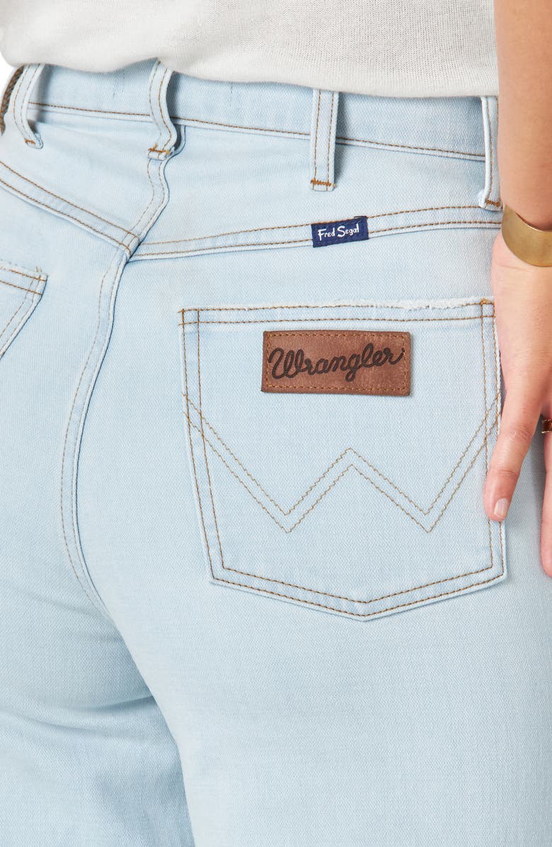 Wrangler Wide Leg Crop Jeans, Alternate, color, 