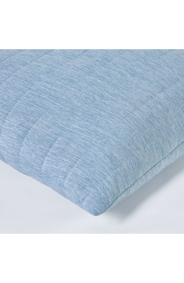 Allied Home Below Zero Quilted Cooling Pillow, Alternate, color, Blue