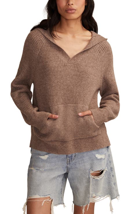Cloud Soft V-Neck Sweater Hoodie