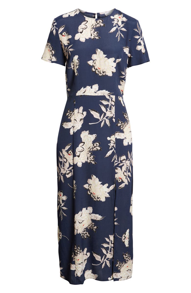 Leith Print Midi Dress, Alternate, color, 