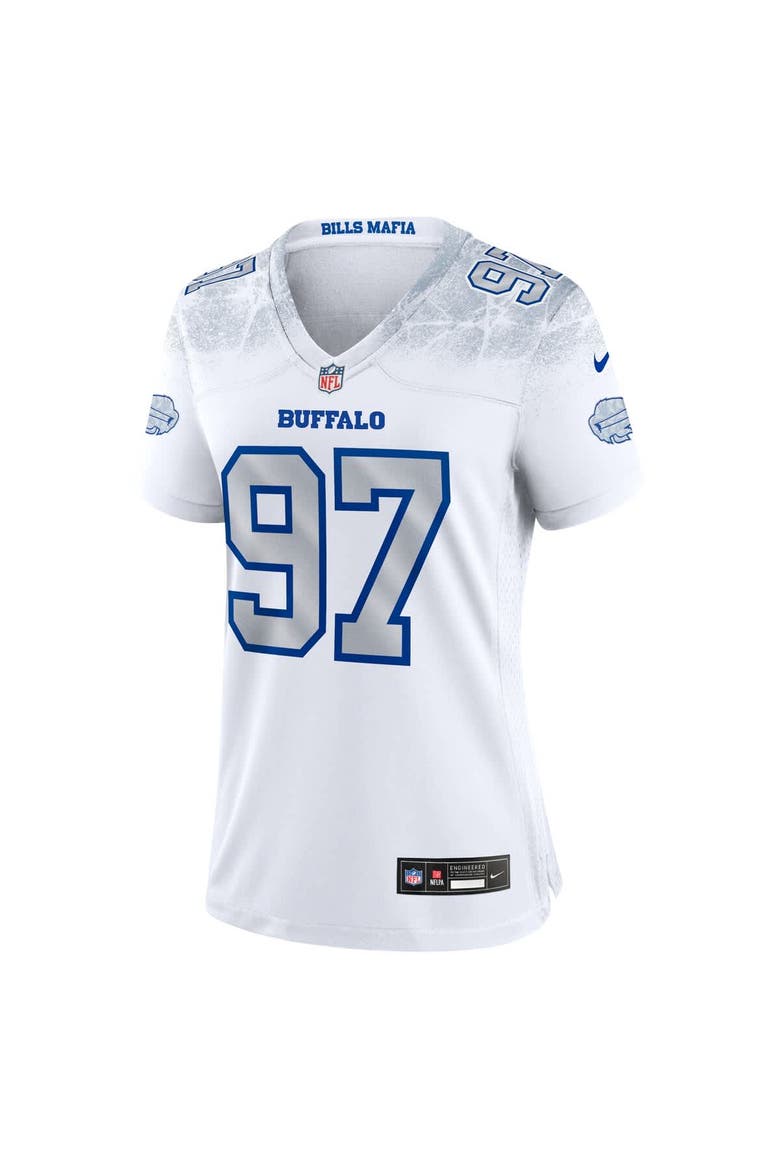 Women's Nike Joey Bosa White Buffalo Bills 2025 Rivalries Collection Game Jersey, Alternate, color, White