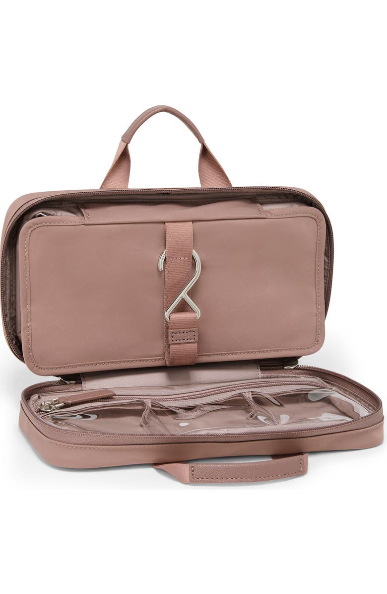 TUMI Small Madeline Nylon Cosmetics Bag, Alternate, color, Light Mauve