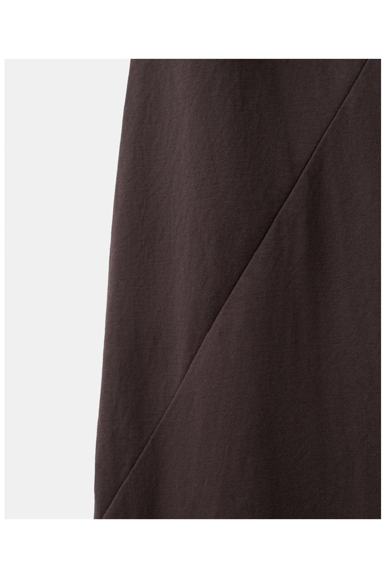 One-Shoulder Dress, Alternate, color, BROWN